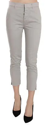 Брюки JUCCA Серые укороченные брюки узкого кроя с высокой талией s. IT40 /US6 /S Рекомендуемая розничная цена 370 долларов США.
