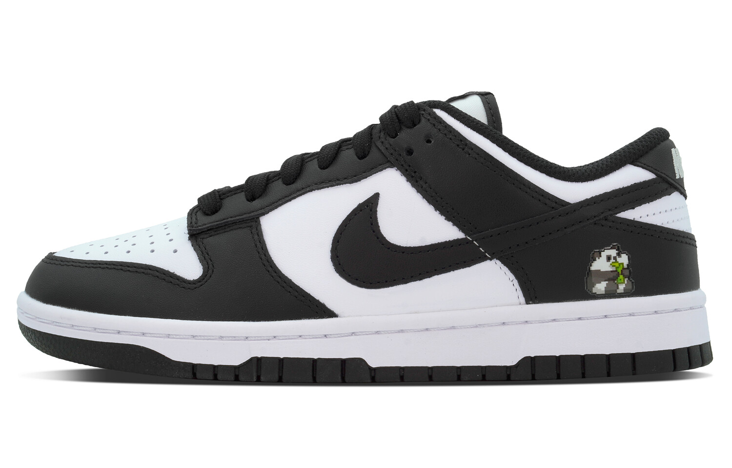 Кроссовки Nike Dunk Skateboarding Shoes Women's Low-top Black/white, черный/белый