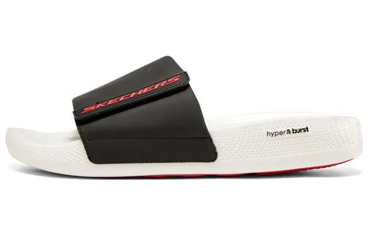 Шлепанцы Hyper Slide мужские черные/белые Skechers