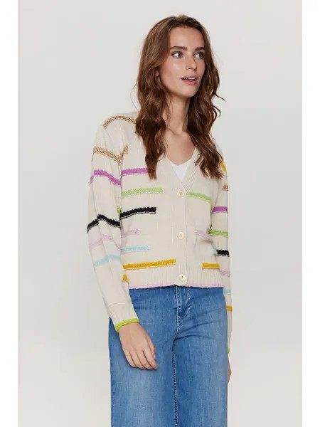 Кардиган NÜMPH, цвет beige/bunt