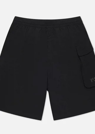 Мужские шорты Y-3 Utility Swim Mid Length, цвет чёрный, размер XXL