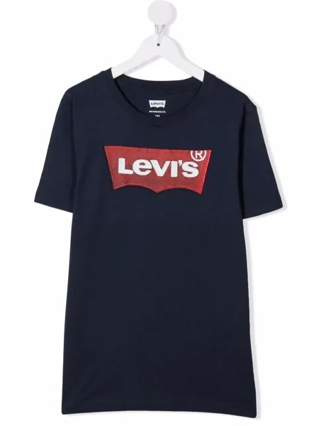 Levi's Kids длинная футболка с логотипом