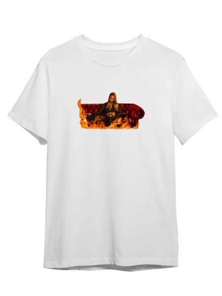 Футболка унисекс Каждому Своё Lucifer/Люцифер/Сериал SRLU10 белая 4XL