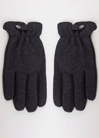 Перчатки из натуральной кожи Paul Costelloe-Черный цвет