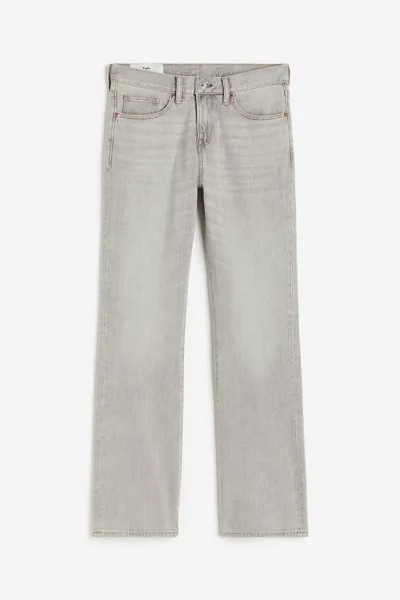 Джинсы H&M Flared Slim, светло-серый
