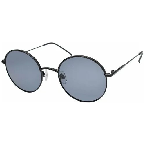 Солнцезащитные очки Mario Rossi, круглые, оправа: металл, с защитой от УФ, для женщин, черный