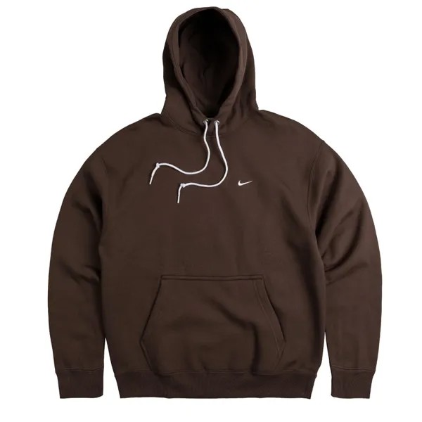 Толстовка Solo Swoosh Hoodie Nike, коричневый