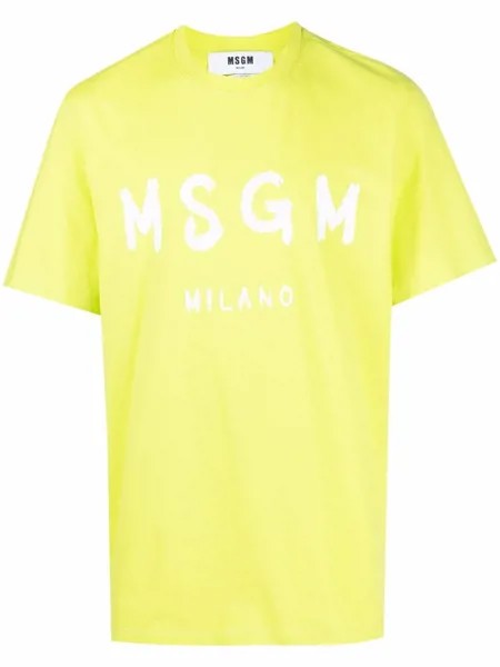 MSGM футболка с логотипом