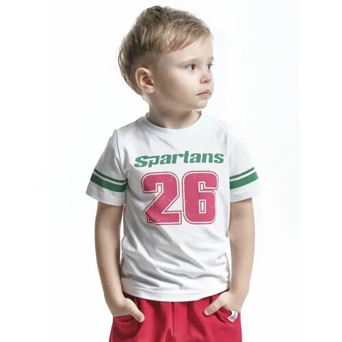 Футболка Mini Maxi, размер 116, белый