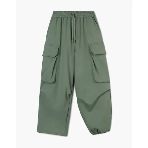 Брюки спортивные Gloria Jeans, размер XS/164 (38-40), хаки