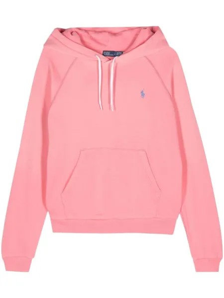 Polo Ralph Lauren худи с вышивкой Polo Pony, розовый