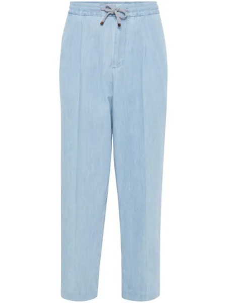 Прямые джинсы Brunello Cucinelli, синий