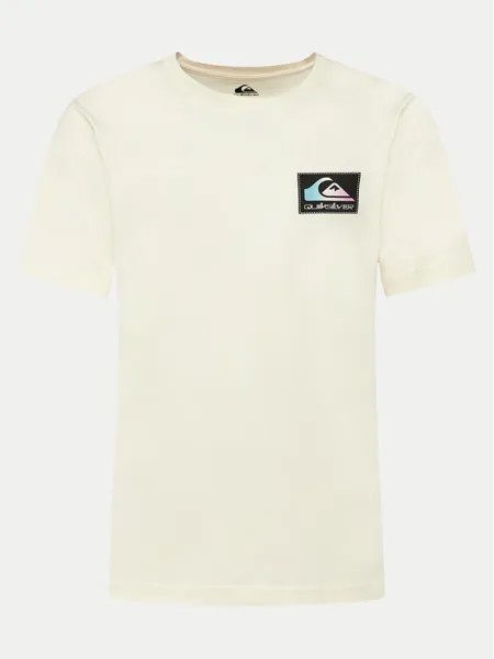 Футболка стандартного кроя Quiksilver, экрю