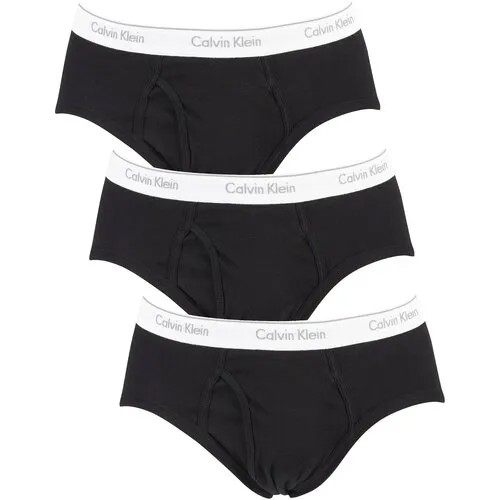 Трусы CALVIN KLEIN, 3 шт., размер L, черный