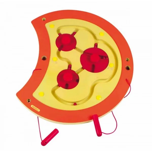 Деревянная игрушка Beleduc Настенный игровой элемент Гусеница Лабирин