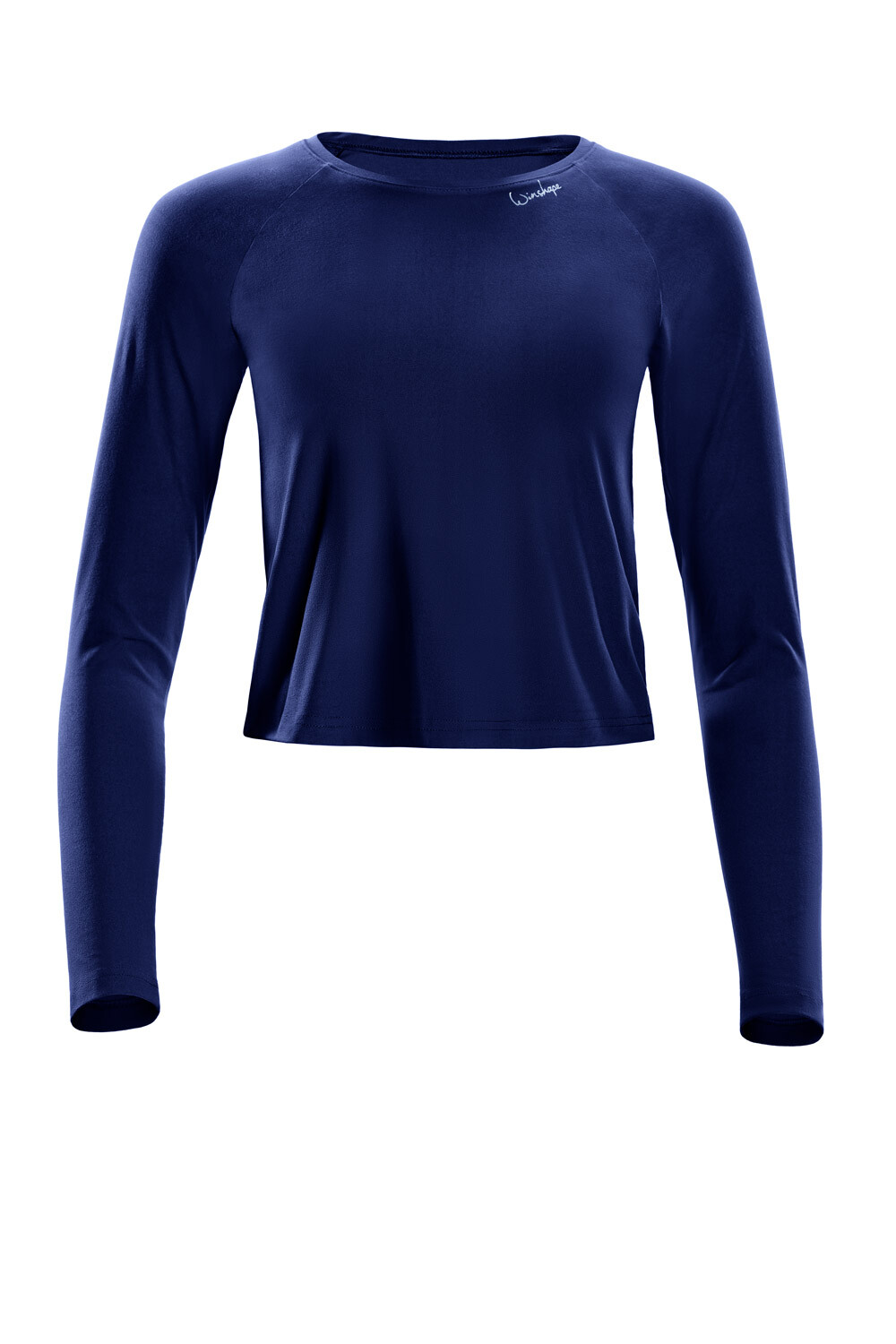 Лонгслив Winshape Functional Light and Soft Cropped Long Sleeve Top AET119LS, темно синий