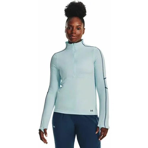 Лонгслив  для фитнеса Under Armour, размер XS, голубой
