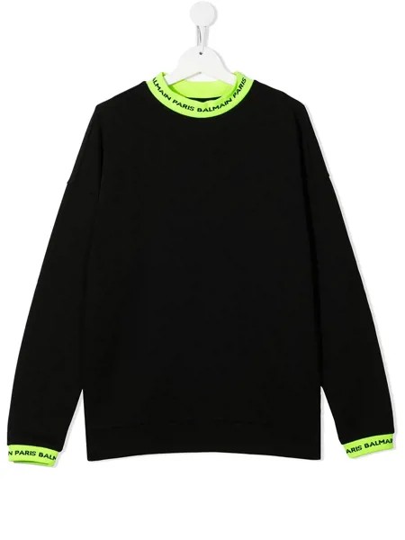 Balmain Kids толстовка с логотипом