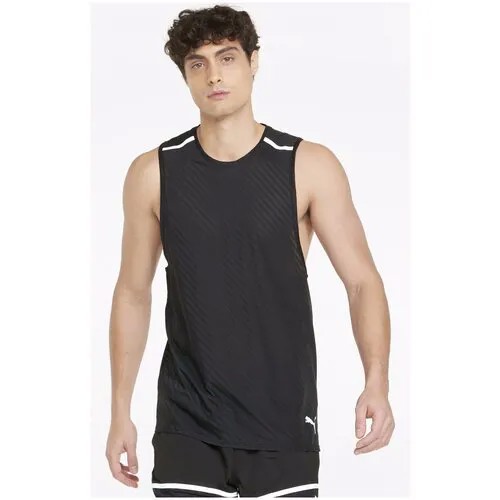 Майка, PUMA TRAIN BREEZE TANK, Мужская, размер XXL ; White