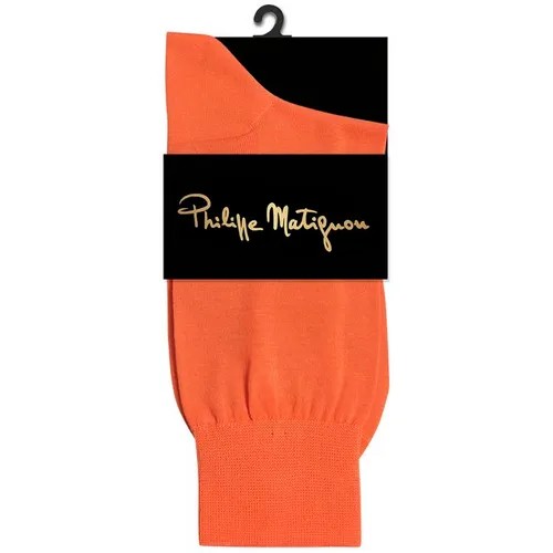 Носки Philippe Matignon, размер 42-44, оранжевый
