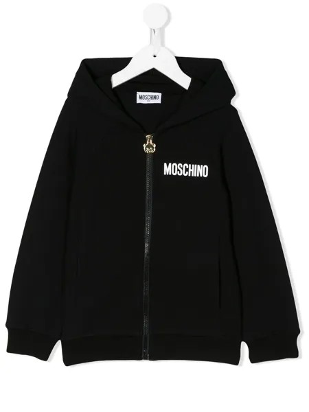 Moschino Kids худи с принтом