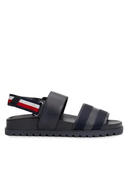 Сандалии Elevated Hilfiger Strappy Sandal Tommy Hilfiger, темно-синий
