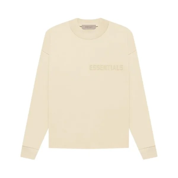 Лонгслив Fear of God Essentials Long-Sleeve Tee 'Eggshell', белый