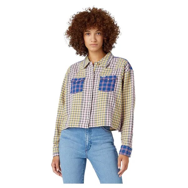 Рубашка Wrangler Patch Boxy Work Loose, разноцветный