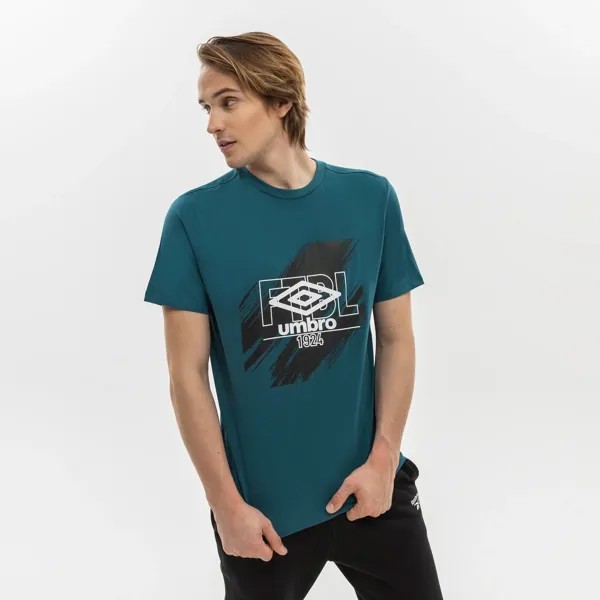 Футболка Umbro с графикой, синий