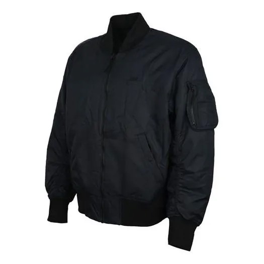 Куртка Nike logo bomber jacket 'Black', черный