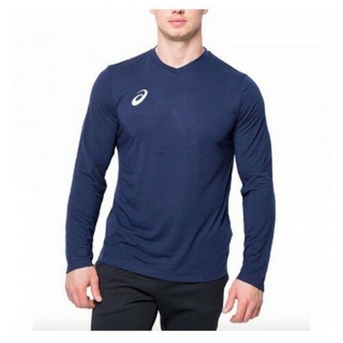 Лонгслив мужской ASICS 156859 0891 MAN LONG SLEEVE TEE 1568590891-2 размер 52 цвет синий