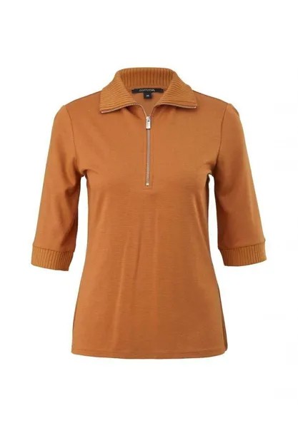 Рубашка-поло comma, цвет amber