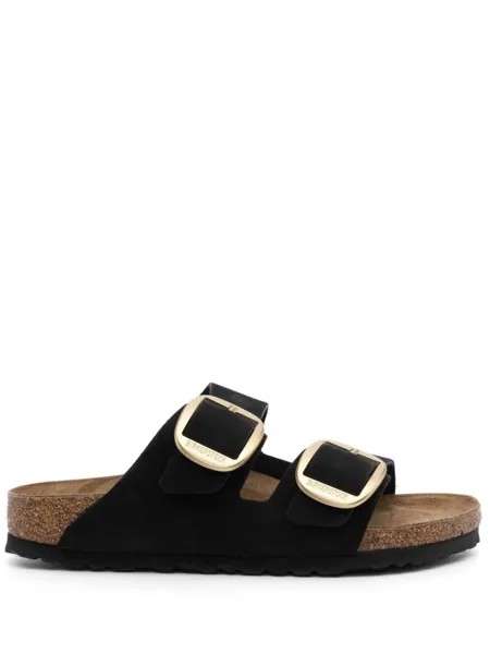 Birkenstock шлепанцы Arizona с пряжками, черный