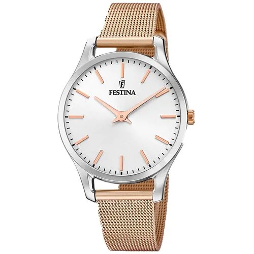 Наручные часы FESTINA Boyfriend F20506/1, желтый, белый