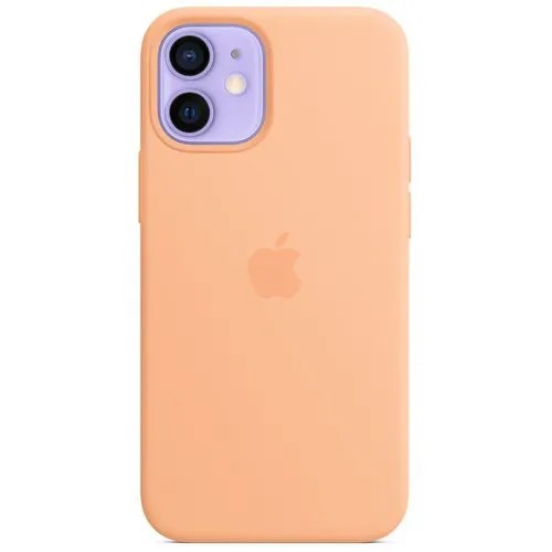 Силиконовый чехол APPLE MagSafe для IPhone 12 mini светло-абрикосового цвета