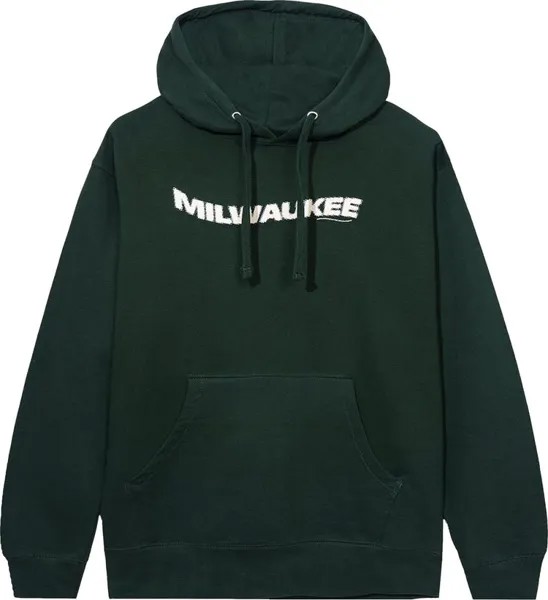 Худи Anti Social Social Club Milwaukee Hoodie 'Green', зеленый