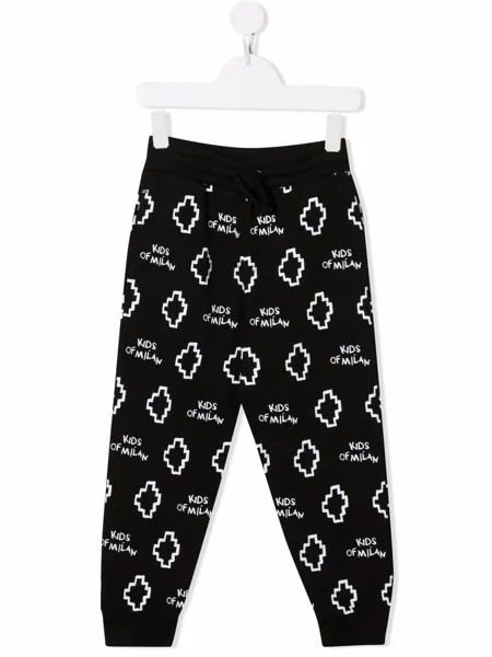 Marcelo Burlon County Of Milan Kids спортивные брюки с логотипом