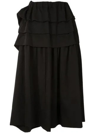 Yohji Yamamoto юбка с оборками