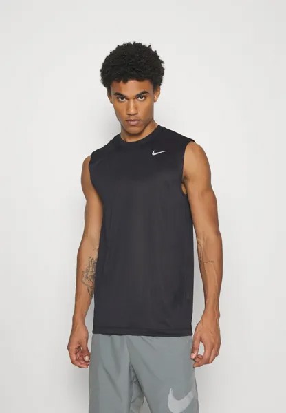 Майка Nike Tee Reset, черный/серебристый матовый