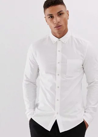 Белая оксфордская рубашка Topman-Белый