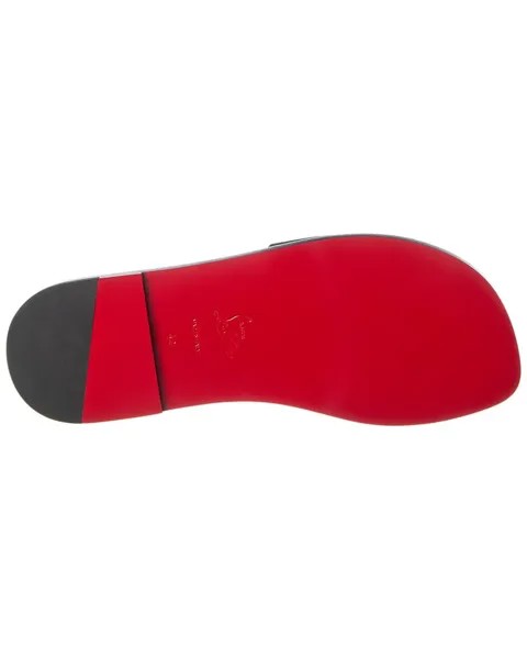 Кожаные мюли Christian Louboutin Chambelimule, черный