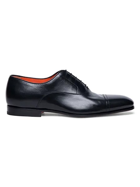Кожаные оксфорды Levante Santoni, черный