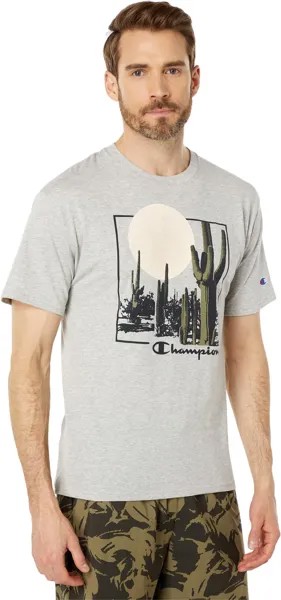 Футболка Champion Classic Graphic Tee, цвет Oxford Gray
