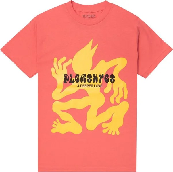 Футболка Pleasures BMPS T-Shirt 'Coral', оранжевый