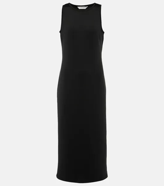 Платье миди baccano из джерси Max Mara, черный