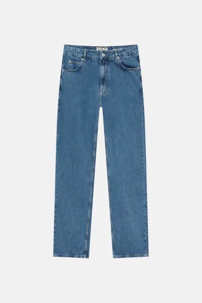 Джинсы Pull & Bear Baggy Fit, темно-синий