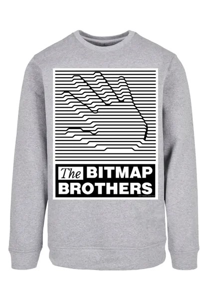 Пуловер F4NT4STIC Sweatshirt Retro Gaming Bitmap Bros, цвет grau meliert
