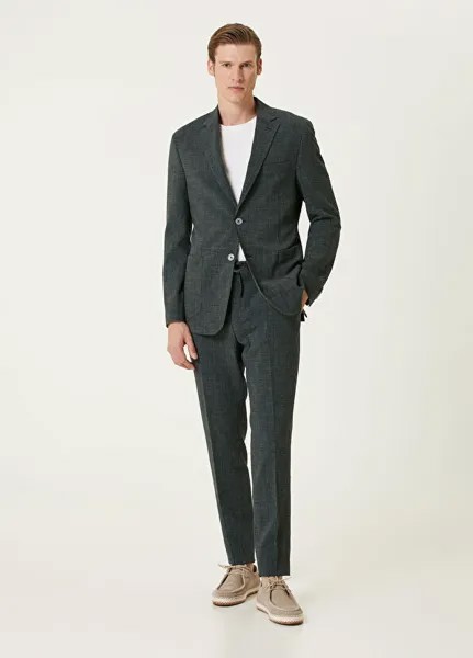 Костюм Drop 7 из ультрамягкой шерсти Beymen Collection, зеленый