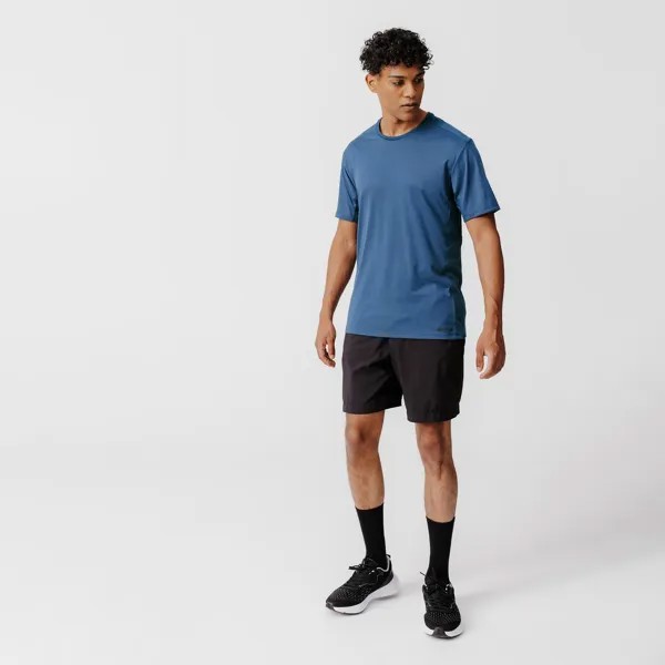 Decathlon Dry 550 Дышащие шорты для бега 2-в-1 Kalenji, черный
