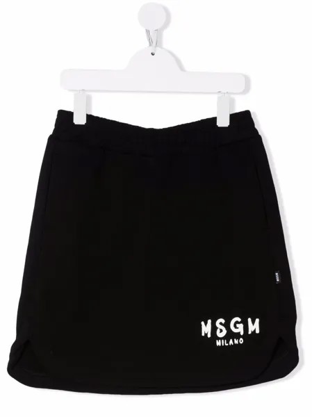 MSGM Kids юбка с логотипом